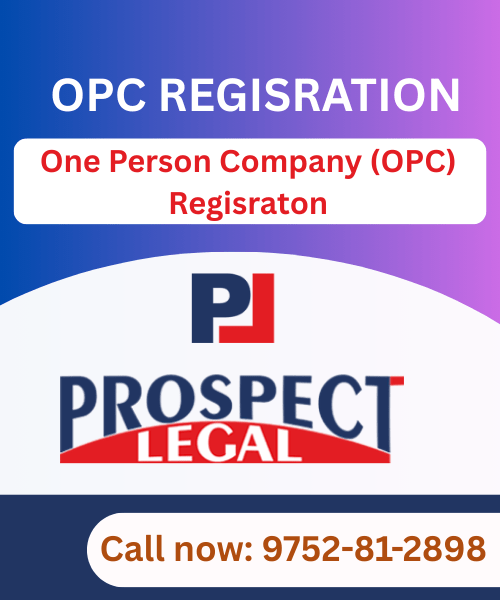OPC Company Registration Consultancy in Bhopal Prospect Legal