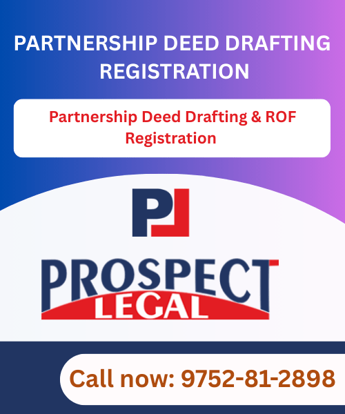 Partnership Deed Drafting (ROF) Registration Consultancy Partnership Deed Drafting (ROF) Registration Consultancy
